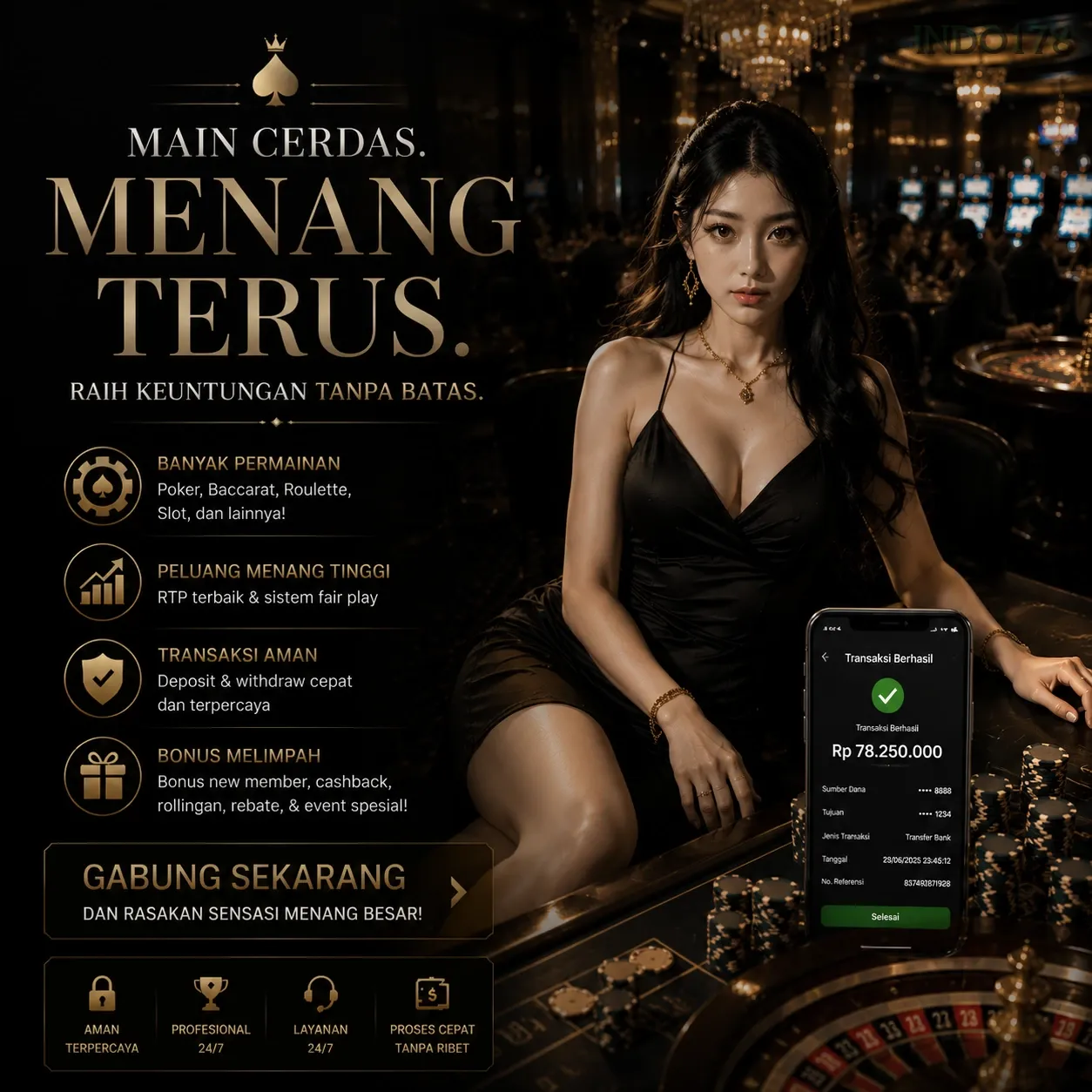 Ikon aplikasi indo178 resmi